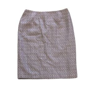 NWT Anne Klein Womens Pencil Skirt Sz 8 Pink Multi Classic Work Wear Church Job